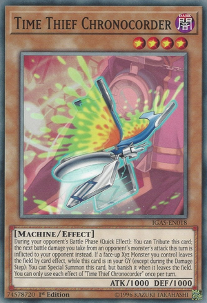Time Thief Chronocorder Card Front