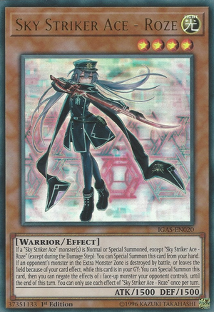 Sky Striker Ace - Roze Card Front