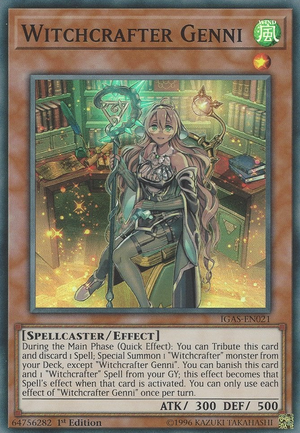 Witchcrafter Genni Card Front