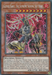 Gizmek Kaku, the Supreme Shining Sky Stag · Secret Rare 024sec