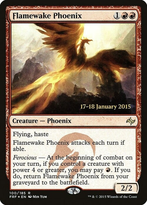 Flamewake Phoenix Card Front