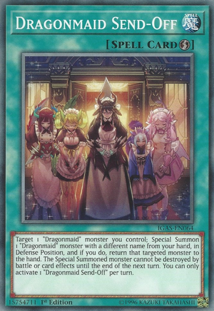 Dragonmaid Send-Off Card Front