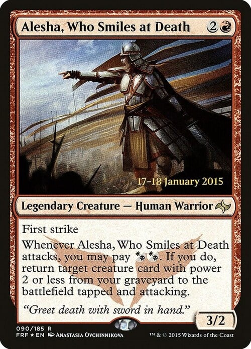 Alesha, Che Sorride alla Morte Card Front