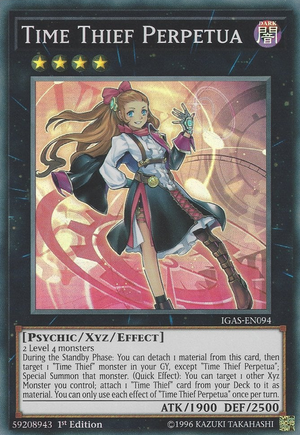 Time Thief Perpetua Card Front