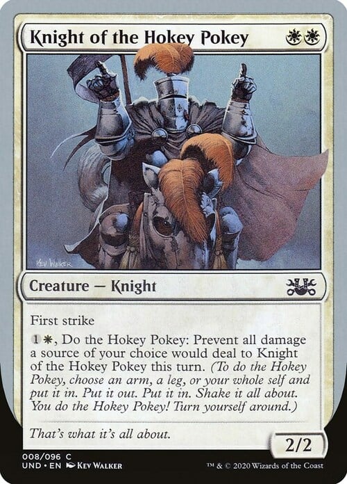 Knight of the Hokey Pokey Card Front