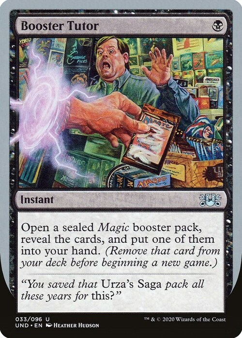 Booster Tutor Card Front