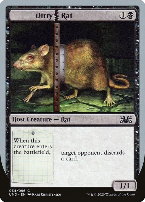 Dirty Rat Card Front