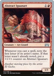 Abstract Iguanart 047