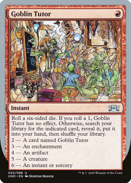 Goblin Tutor Card Front