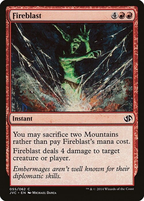 Fireblast Card Front