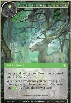 Sissei, l'Antica Foresta Card Front