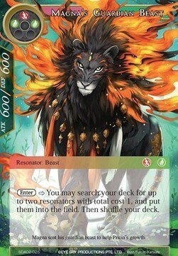 Magna's Guardian Beast Card Front