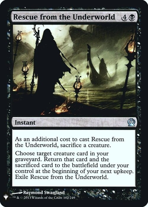 Rescue from the Underworld Card Front