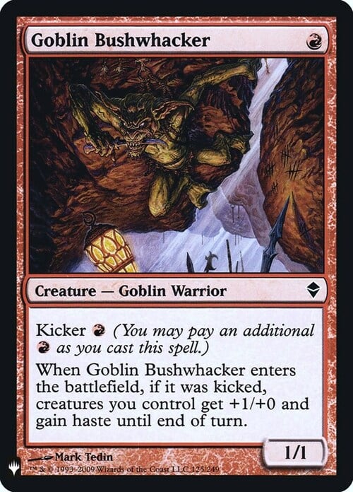 Goblin Bushwhacker Card Front