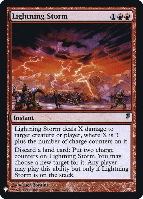 Tempesta di Fulmini Card Front