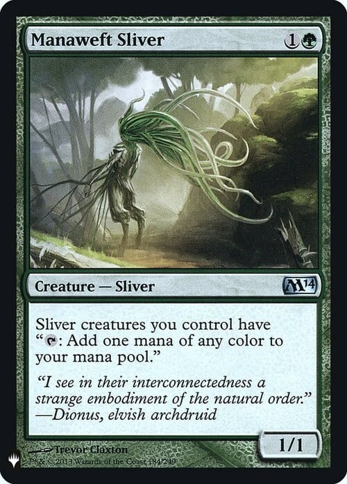 Manaweft Sliver Card Front