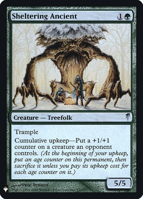Sheltering Ancient Card Front