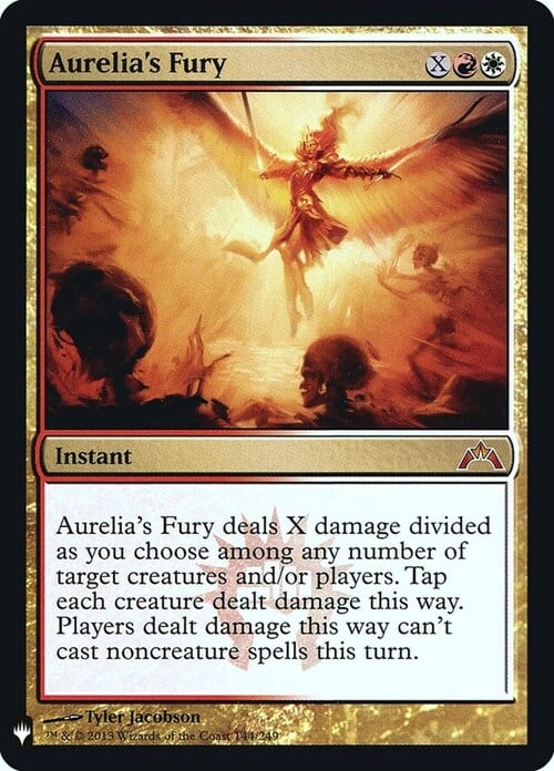 Aurelia's Fury Card Front