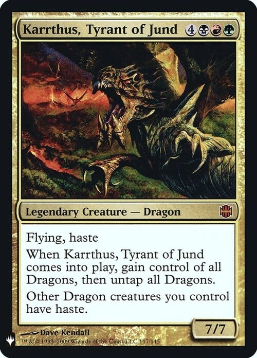 Karrthus, Tiranno di Jund Card Front