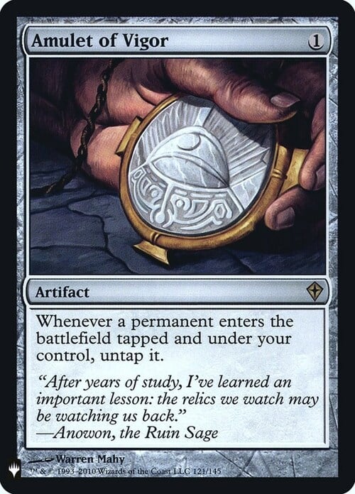 Amulet of Vigor Card Front