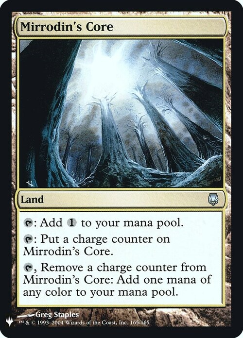 Mirrodin's Core Card Front