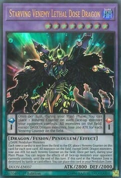 Starving Venemy Lethal Dose Dragon Card Front