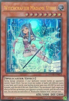 Witchcrafter Madame Verre Card Front