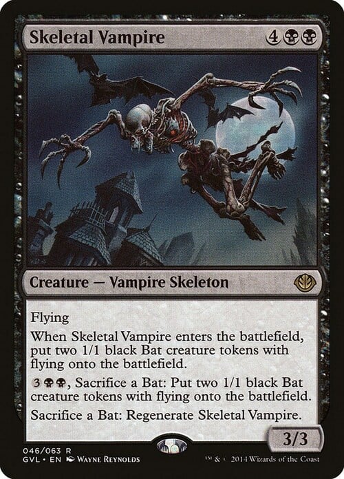 Skeletal Vampire Card Front