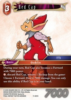Red Cap (11-021) Card Front
