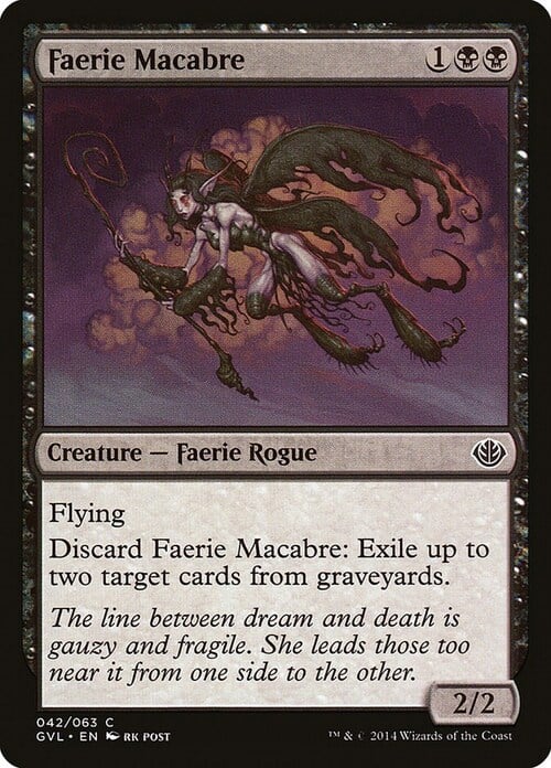 Faerie Macabre Card Front