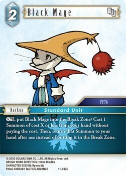 Black Mage (11-032) Card Front