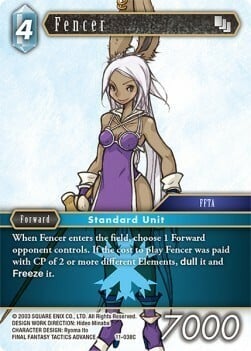 Fencer (11-038) Card Front