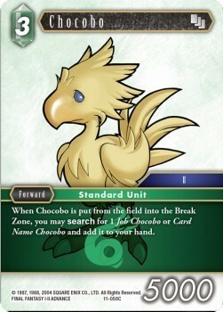 Chocobo (11-050) Card Front