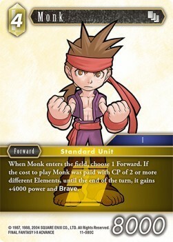 Monk Card Front