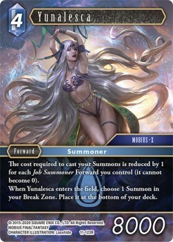 Yunalesca (11-123) Card Front