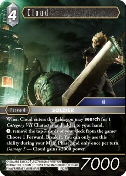 Cloud (11-127) Card Front