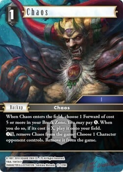 Chaos Card Front