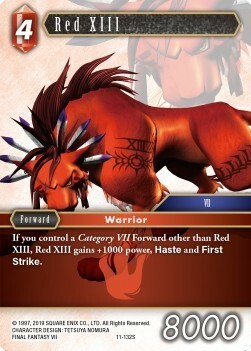 Red XIII (11-132) Card Front