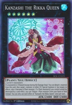 Kanzashi la Regina Rikka Card Front