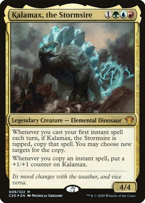 Kalamax, the Stormsire Card Front