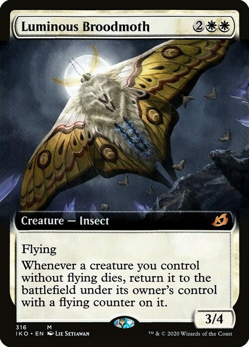 Luminous Broodmoth Card Front