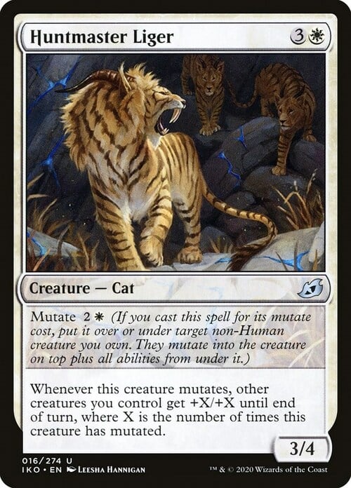 Huntmaster Liger Card Front