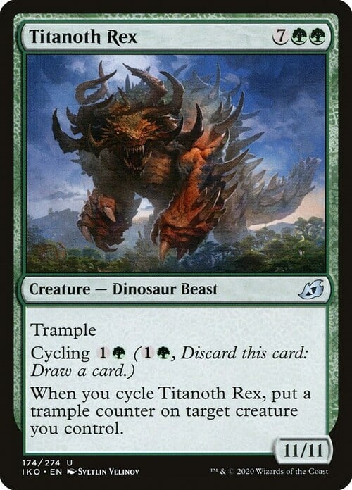 Titanoth Rex Card Front