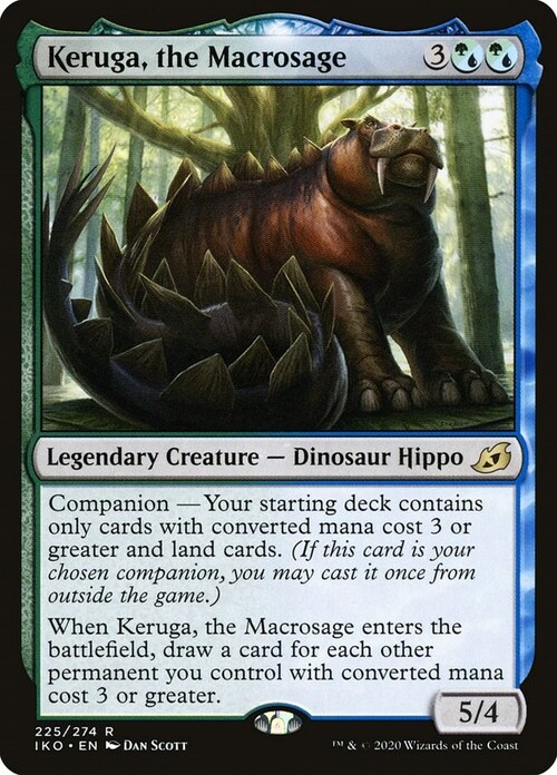 Keruga, il Macrosavio Card Front