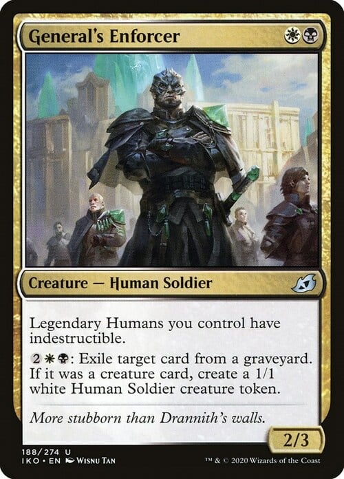 General's Enforcer Card Front