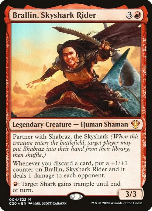 Brallin, Skyshark Rider Card Front