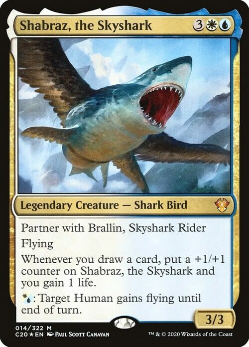 Shabraz, the Skyshark Card Front