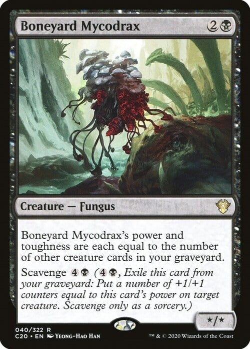 Boneyard Mycodrax Card Front