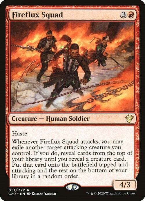 Fireflux Squad Card Front