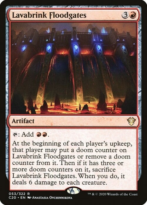 Lavabrink Floodgates Card Front